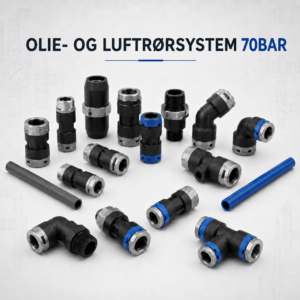Olie- og luftrørsystem 70 Bar