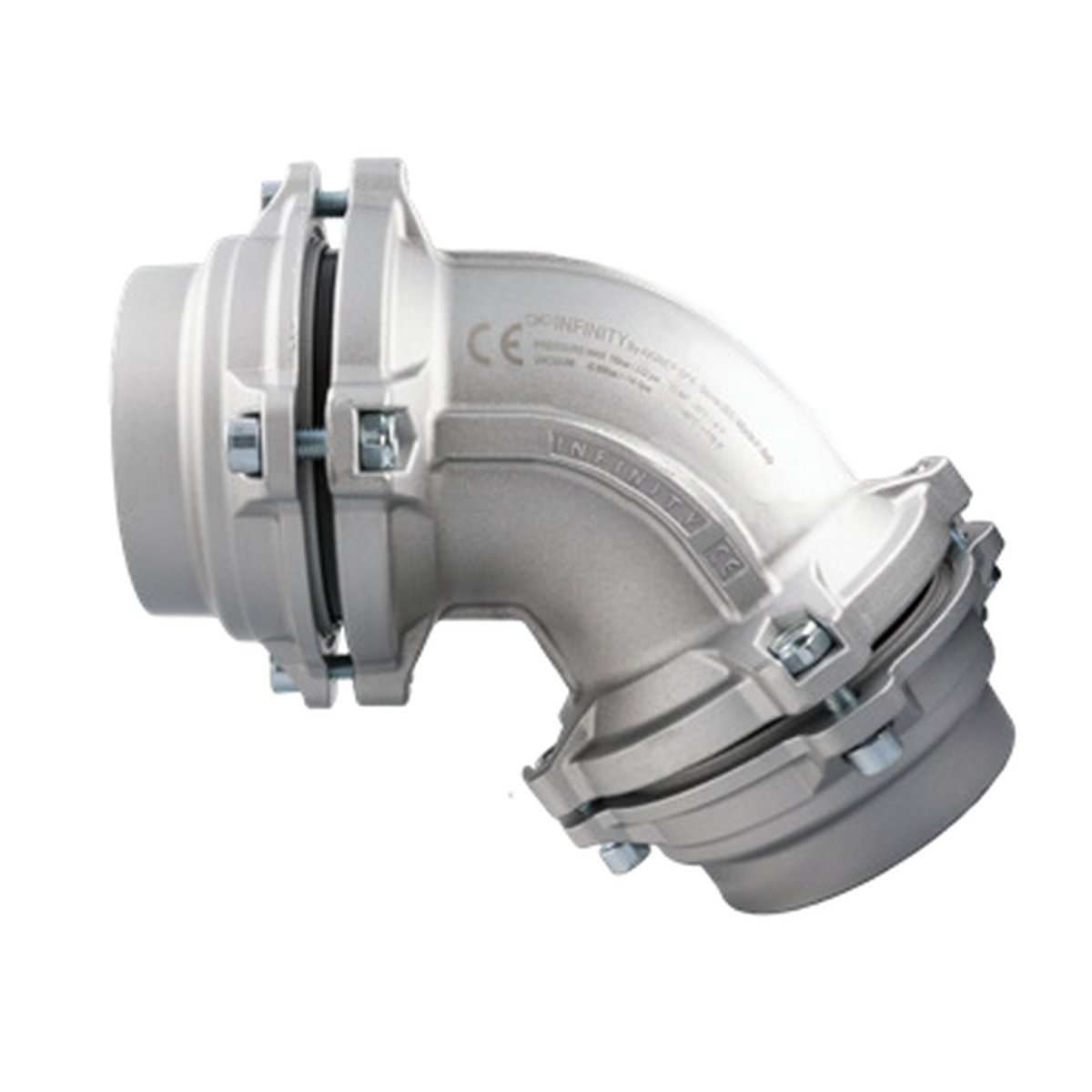 Vinkel 45° fra Aignep Infinity-systemet