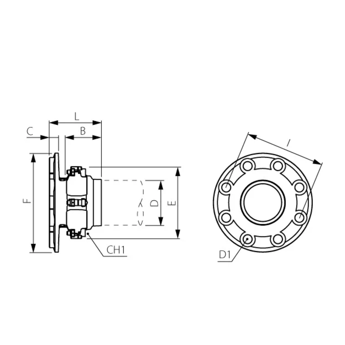 SACA 90023 teknisk tegning