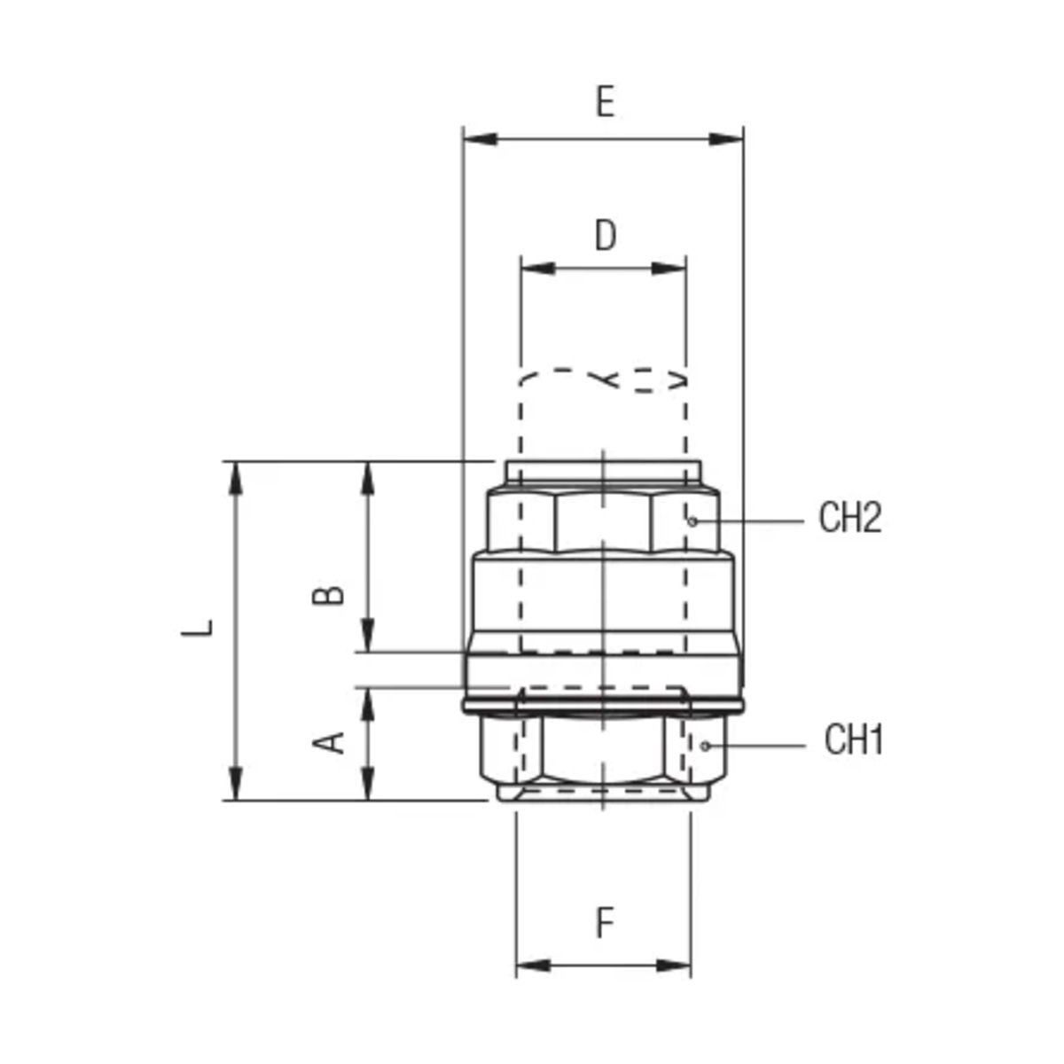 SACA 90030 teknisk tegning