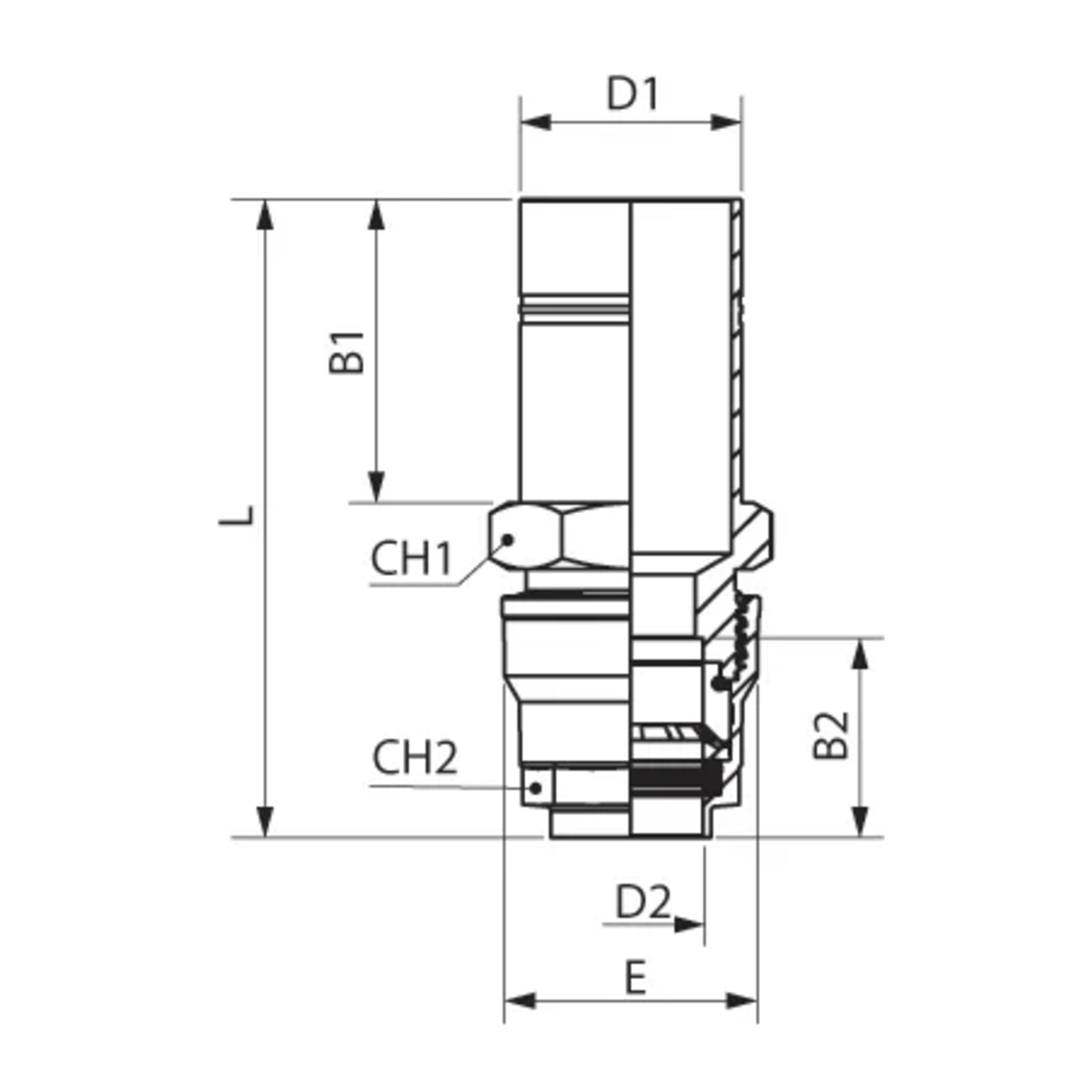SACA 90621 teknisk tegning
