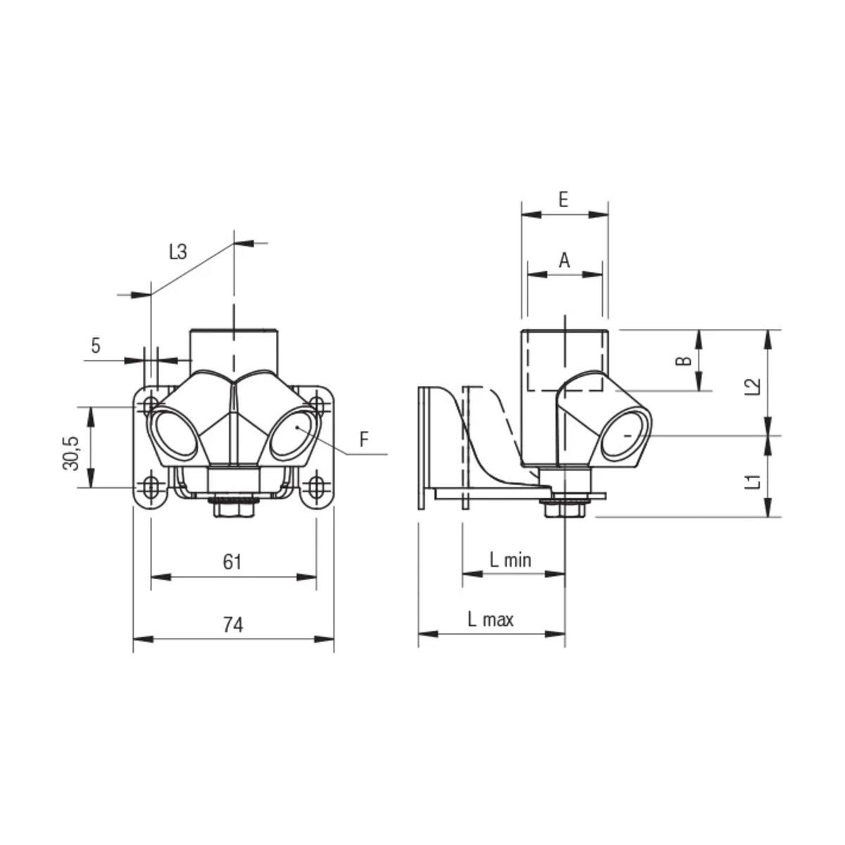 SACA 90662 teknisk tegning